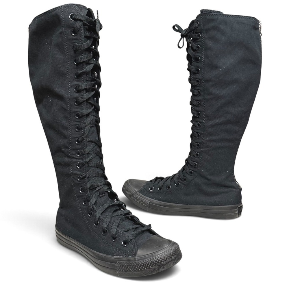 Converse Chuck Taylor All Star XXHi Sneakers Unisex Women 9.5 Black Punk Grunge